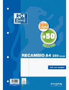 RECAMBIO OXFORD A4 4...