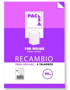 RECAMBIO PACSA A4 90 GR...