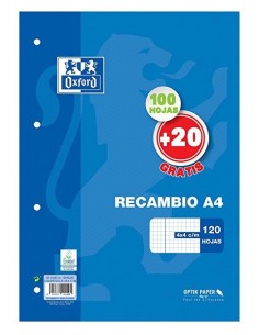 RECAMBIO OXFORD A4 4...
