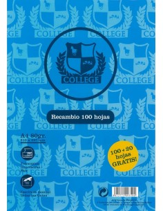 PAPEL A4 COLLEGE 80 GR 100...