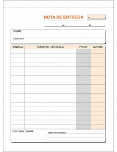 TALONARIO LOAN T92 ENTREGAS...