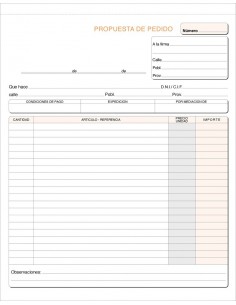 TALONARIO LOAN T97 PEDIDOS...