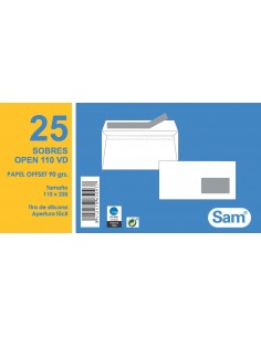 SOBRE EN PAQUETE SAM...