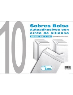 BOLSA EN PAQUETE SAM BLANCA...