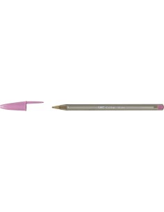 BOLIGRAFO BIC CRISTAL FUN ROSA