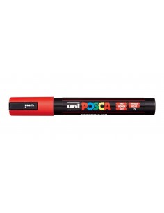UNI ROTULADOR POSCA PC5M ROJO