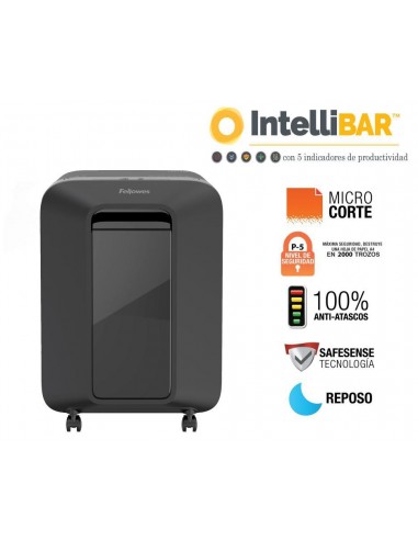 FELLOWES LX201 Negra de microcorte...