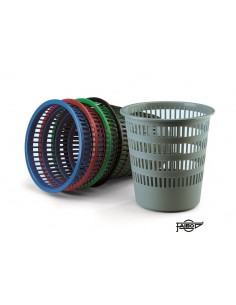 PAPELERA PLASTICO REJILLA...