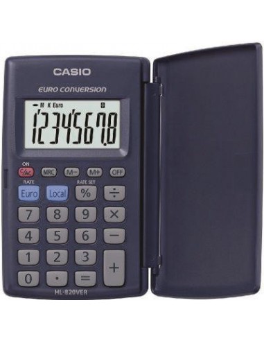 CASIO CALCULADORA HL820 8DG/TP/EURO