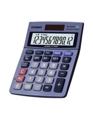 CASIO CALCULADORA MS120 12DG/DUAL/EURO