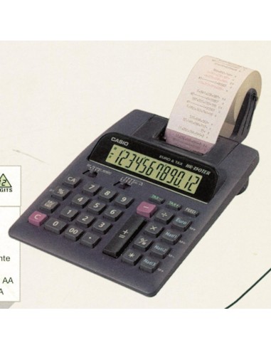 CASIO CALCULADORA HR150 12DG/PAPEL...