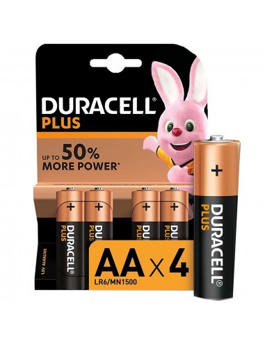 PILA ALCALINA DURACELL PLUS POWER AA...