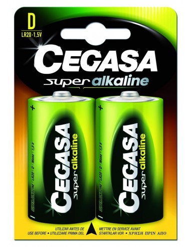PILA SUPER ALCALINA CEGASA LR20 D 1,5...