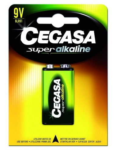 PILA SUPER ALCALINA CEGASA 6LR61 9V