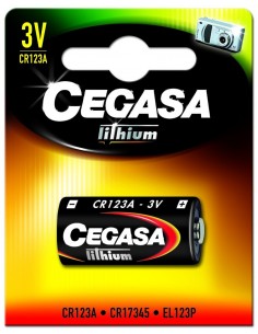 PILA LITIO CEGASA CR123A 3V...