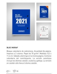 TACO MESA CALENDARIO INGRAF...