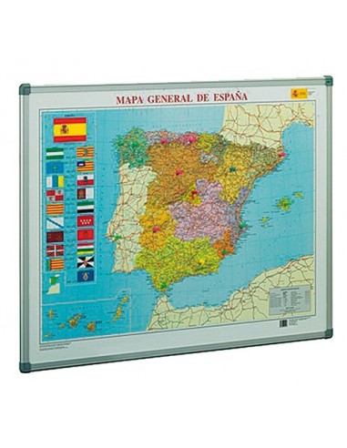 MAPA MURAL ESPAÑA AUTONOMICO FAIBO...