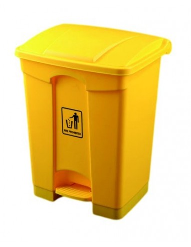 CONTENEDOR SIE 30 L CON PEDAL AMARILLO