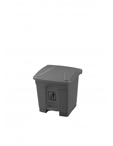 CONTENEDOR SIE 30 L CON PEDAL GRIS