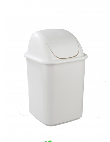CONTENEDOR SIE TAPA 25 L BLANCO