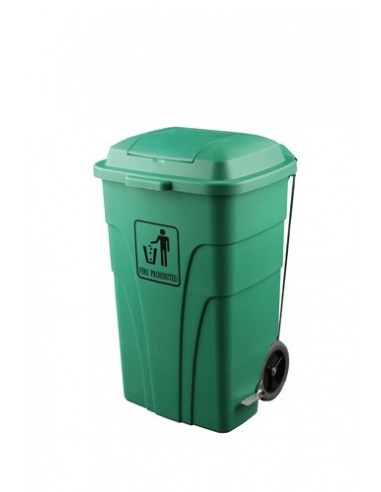 CONTENEDOR SIE TAPA POR PEDAL 120 L