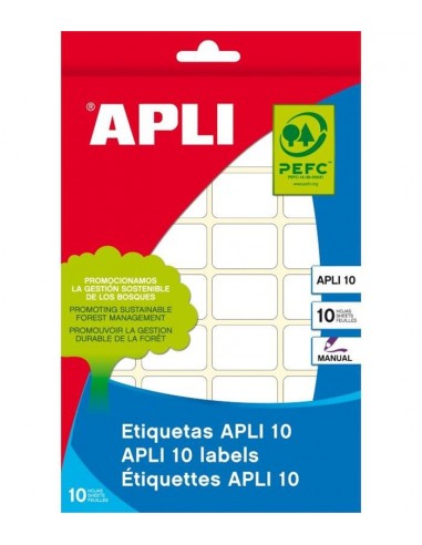 ETIQUETAS APLI 10 ESCRITURA MANUAL...