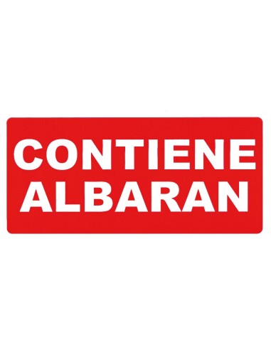 ETIQUETAS APLI CONTIENE ALBARAN ROLLO...