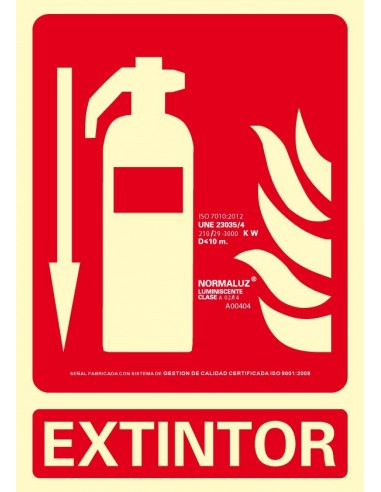 CARTEL ARCHIVO 2000 EXTINTOR...
