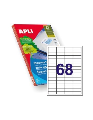 ETIQUETAS APLI INKJET/LASER/COPY DA4...
