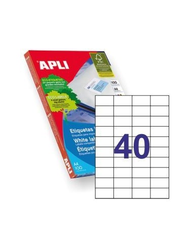 ETIQUETAS APLI INKJET/LASER/COPY DA4...
