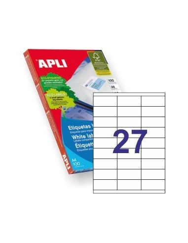 ETIQUETAS APLI INKJET/LASER/COPY DA4...