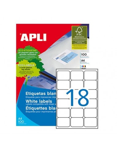 ETIQUETAS APLI INKJET/LASER/COPY DA4...