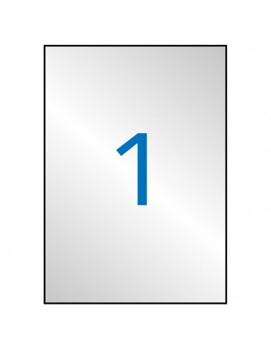 ETIQUETAS APLI PLATA MATE DA4 PLATA...