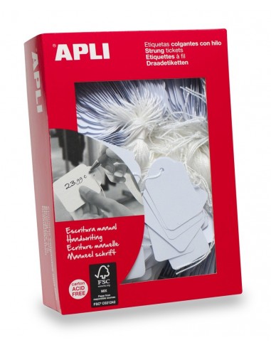 ETIQUETAS APLI COLGANTES CAJA 00392...