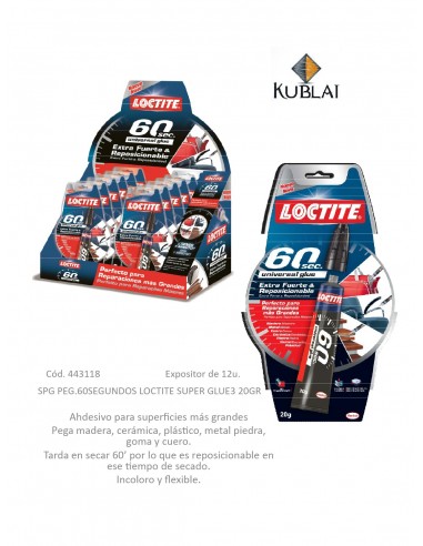HENKEL PEG.60SEGUNDOS LOCTITE SUPER...