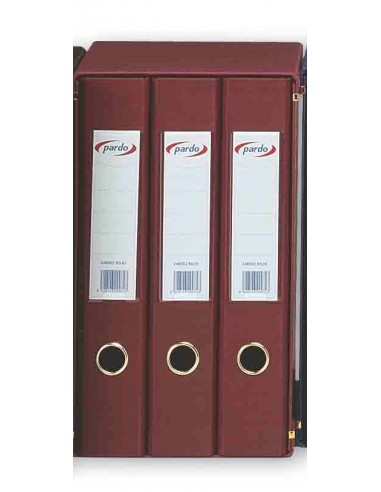 ARCHIVADOR PLASTICO PARDO FOLIO 70 MM...