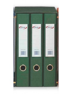 ARCHIVADOR PLASTICO PARDO...