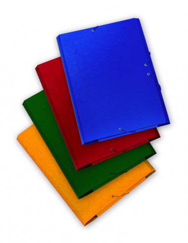 CARPETA CARTON GOFRADO FABRISA ROJO