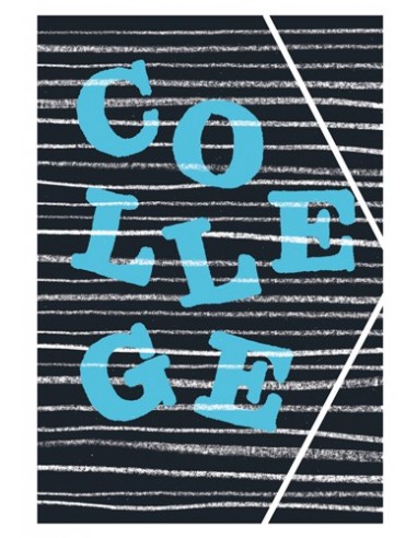 CARPETA GOMAS SOLAPAS COLLEGE NEGRO