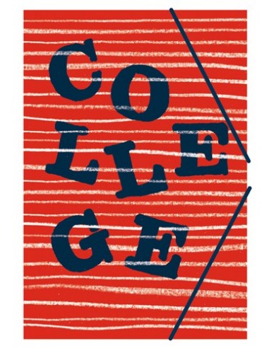 CARPETA GOMAS SOLAPAS COLLEGE ROJO