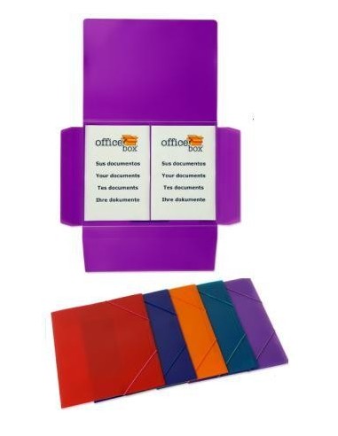 CARPETA PLASTICO DA3 GOMAS/SOLAPAS...