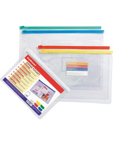BOLSA CIERRE ZIP ERICHKRAUSE PVC A4