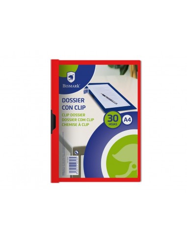 DOSSIER CLIP OFFICECLASS A4 ROJO