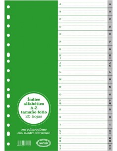 INDICE ALFABETICO...