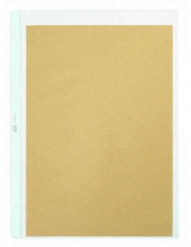 FUNDA EXTRA PVC PARDO FOLIO 10 FUNDAS