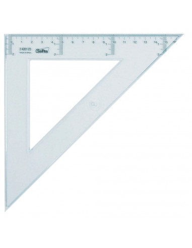 ESCUADRA PLASTICO SAFTA 25 CM
