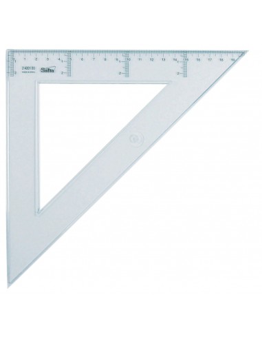 ESCUADRA PLASTICO SAFTA 30 CM