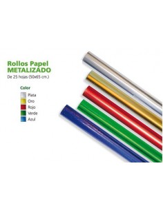 ROLLO PAPEL METALIZADO...