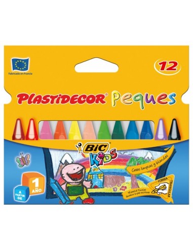 PINTURA CERA PLASTIDECOR PEQUES 12...