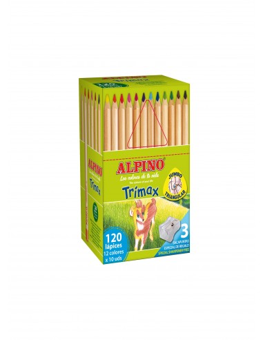LAPICES COLORES MASATS ALPINO TRIMAX...